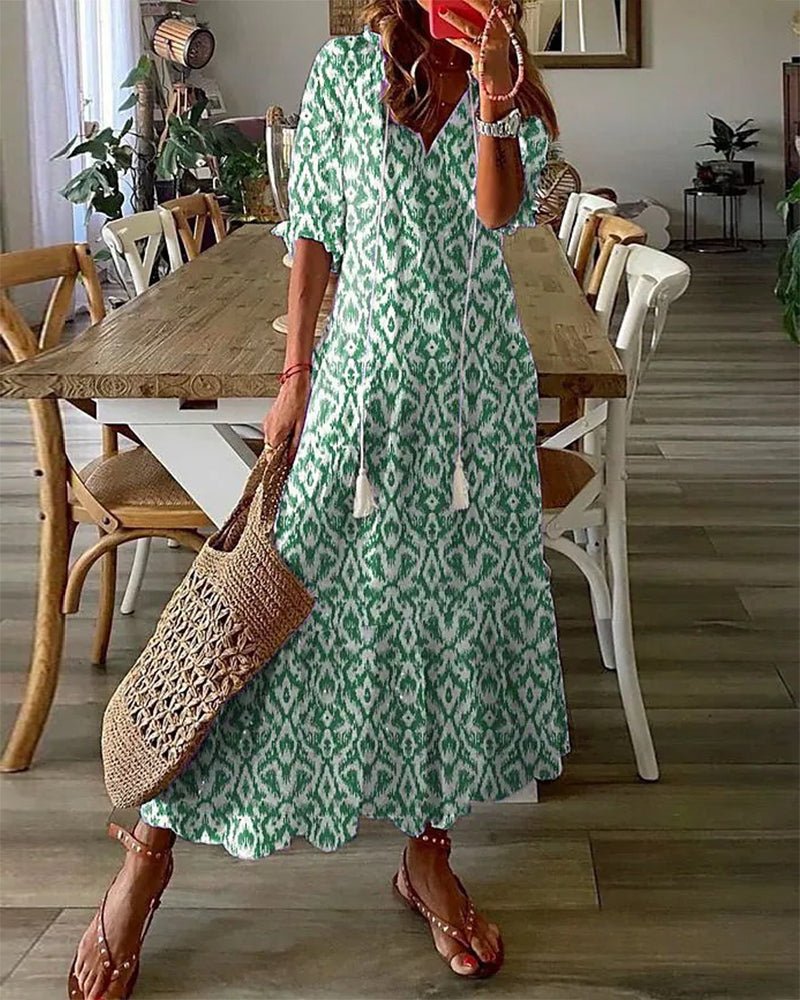 Luna | Könnyed Boho Midi Ruha