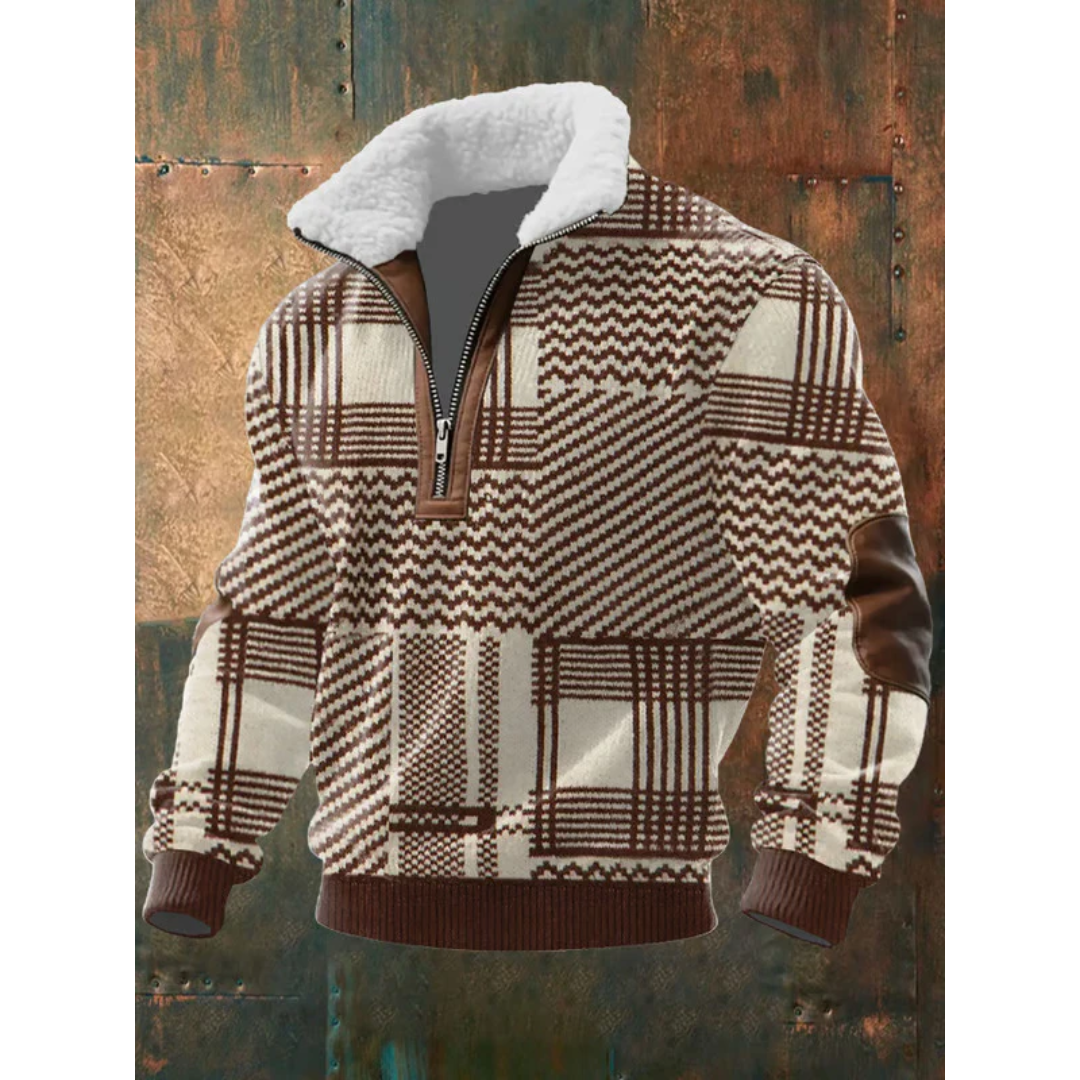 János - Magas nyakú fleece pulóver
