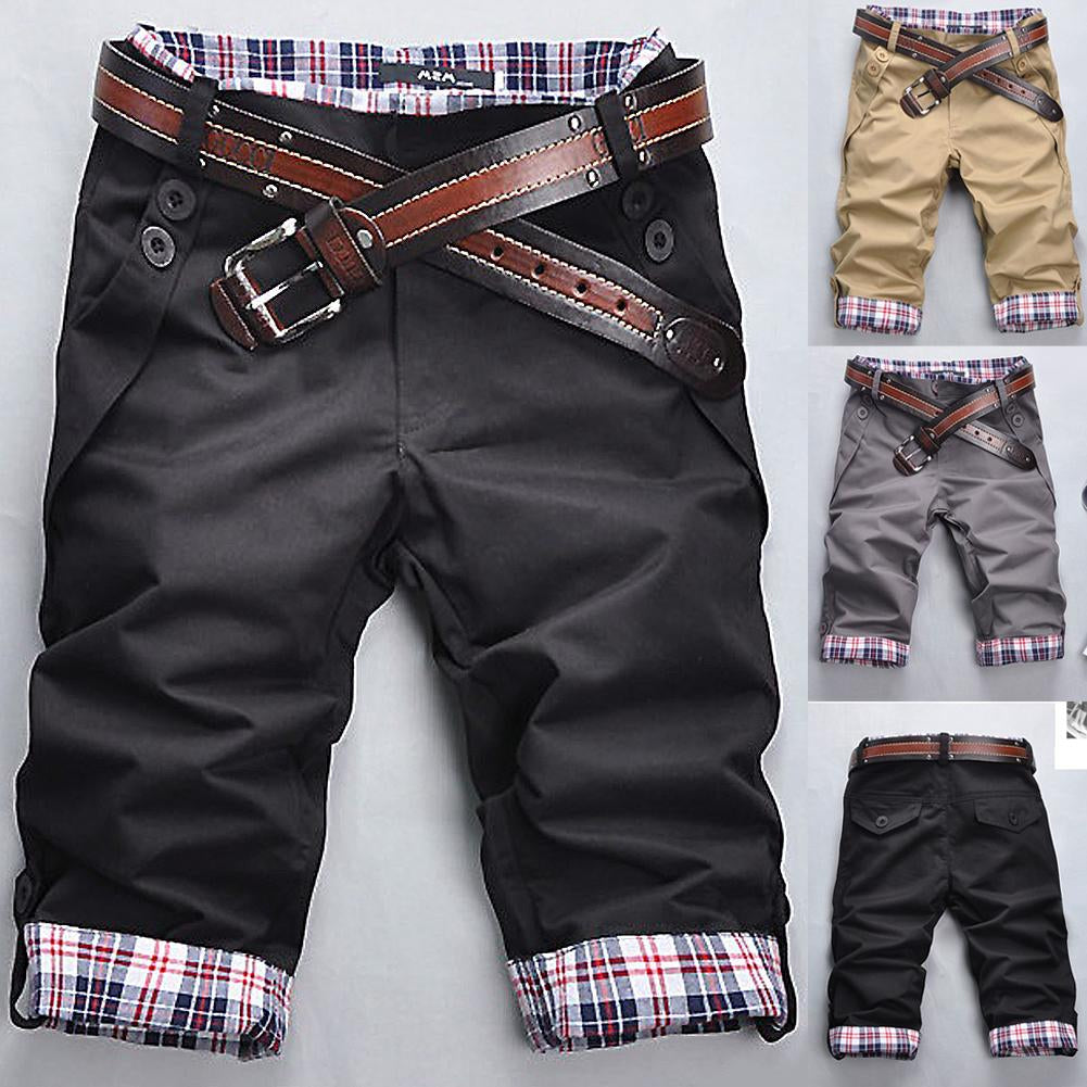 Heidi – Magas minőségű rövidnadrág övvel és kockás mintával