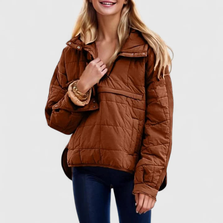 Veronika – Vízhatlan oversized kapucnis pulóver