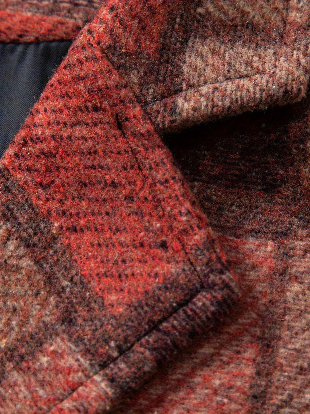Férfi halszálkás tweed mellény