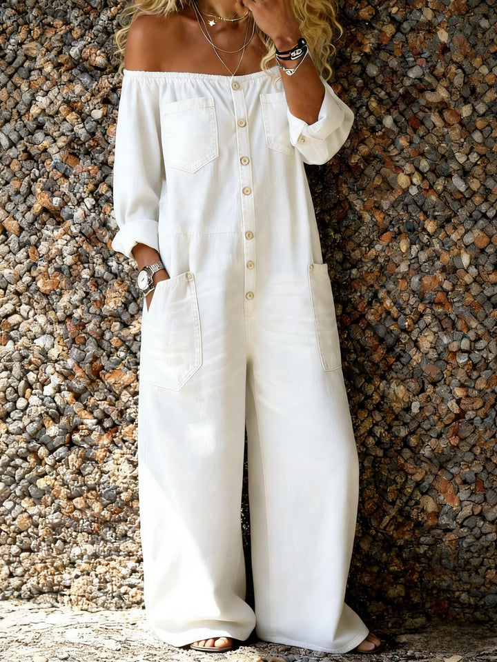 Noa | Farmer Overál, Off-Shoulder Nyakkivágással