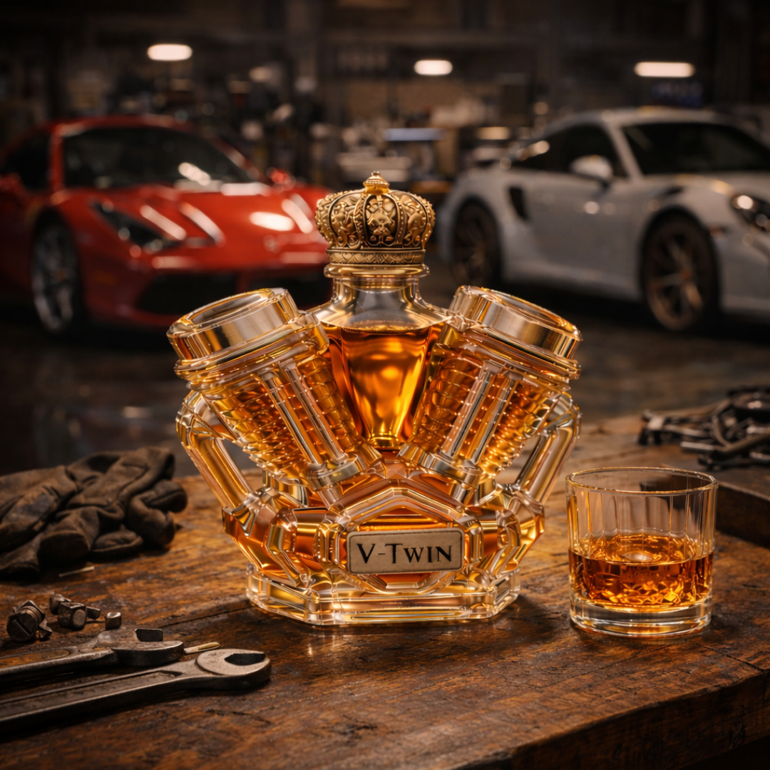 V8 Edition Whisky Bottle