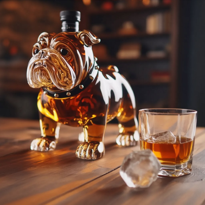 Bulldog Whisky Bottle