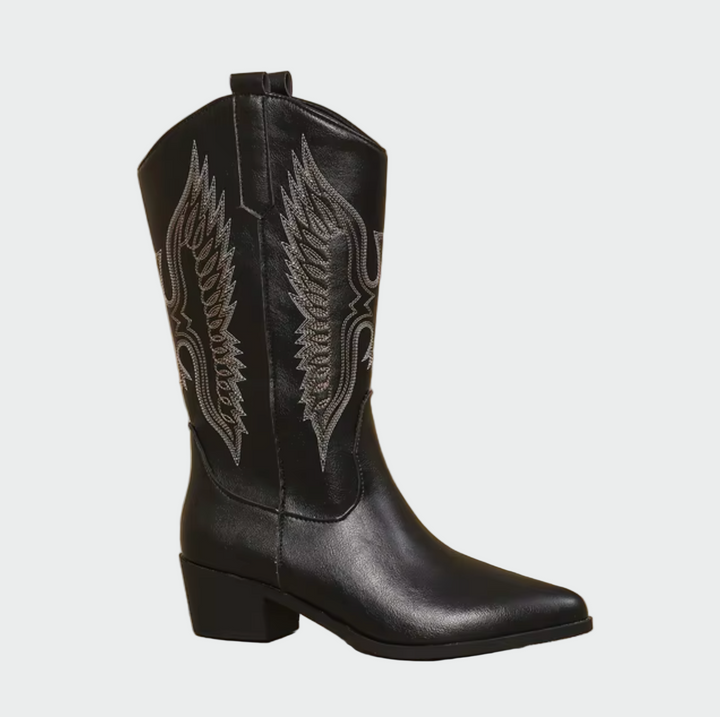 Bőr nyugati cowboy cipők