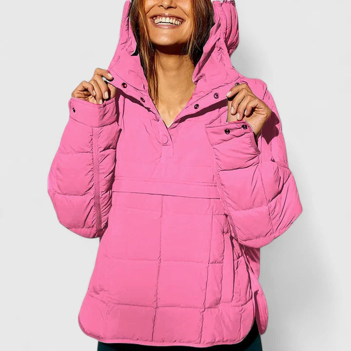Veronika – Vízhatlan oversized kapucnis pulóver