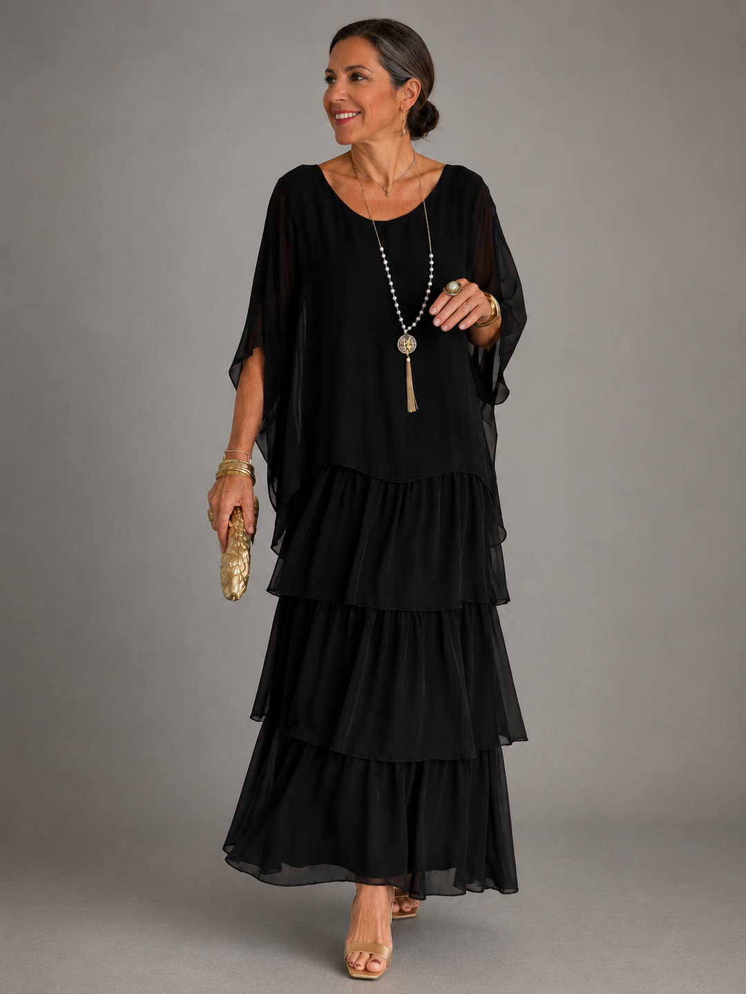 Bea™ | Elegáns, Laza Maxi Ruha