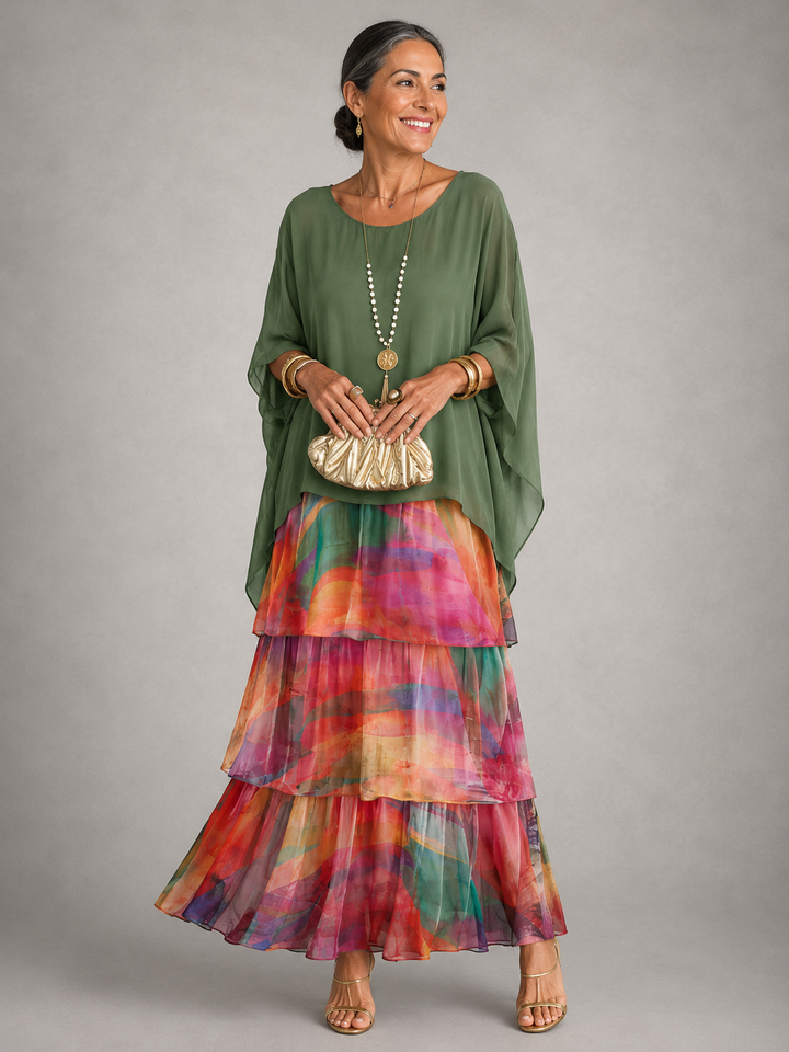 Bea™ | Elegáns, Laza Maxi Ruha