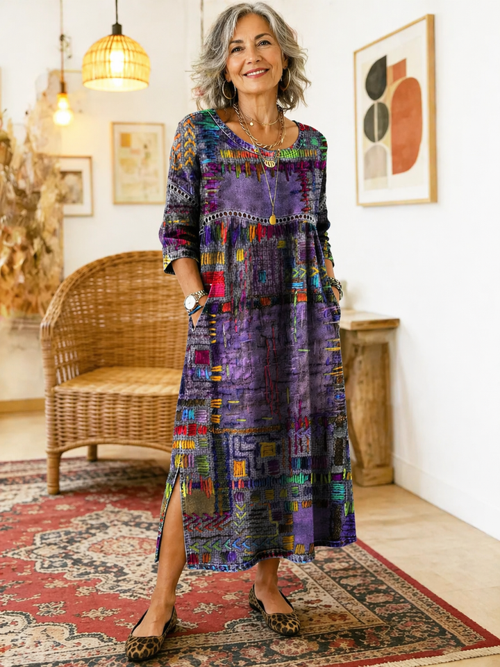 Manuela | Etnikai patchwork farmer ruha