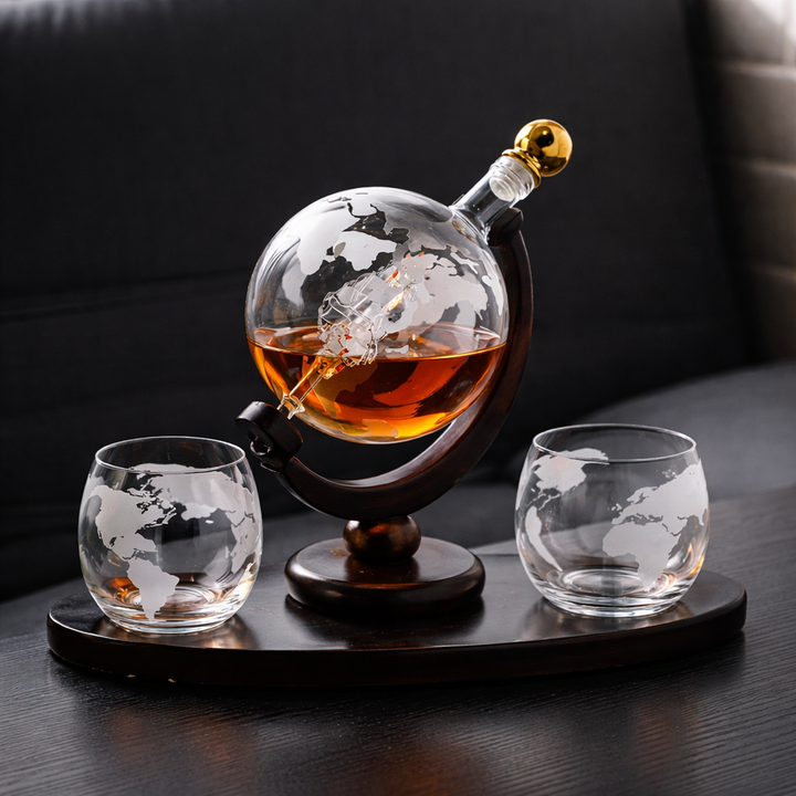 Whisky Üvegek – Világ Térkép Kiadás