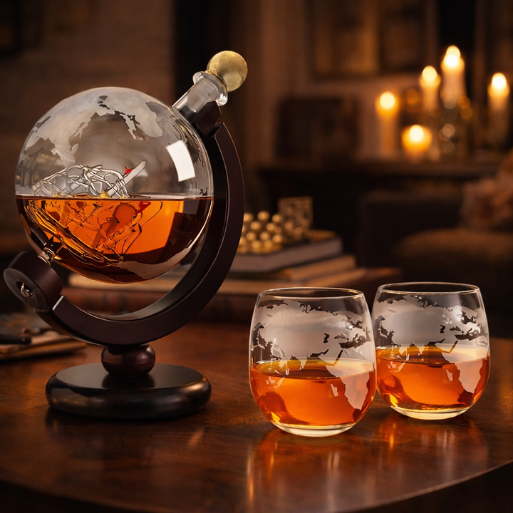 Whisky Dekantáló - Világ Térkép Kiadás
