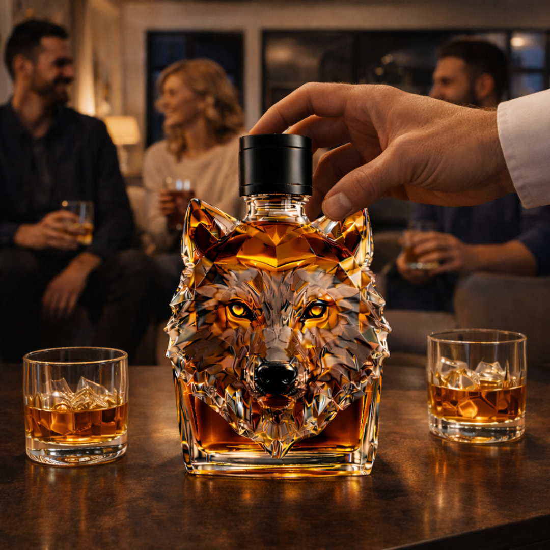 Wolf Edition Whisky Decanter
