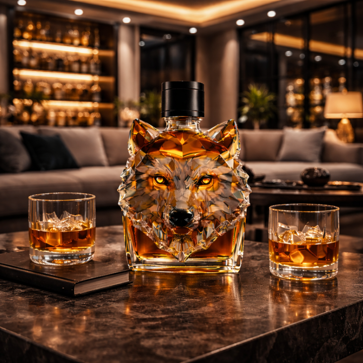 Wolf Edition Whisky Decanter