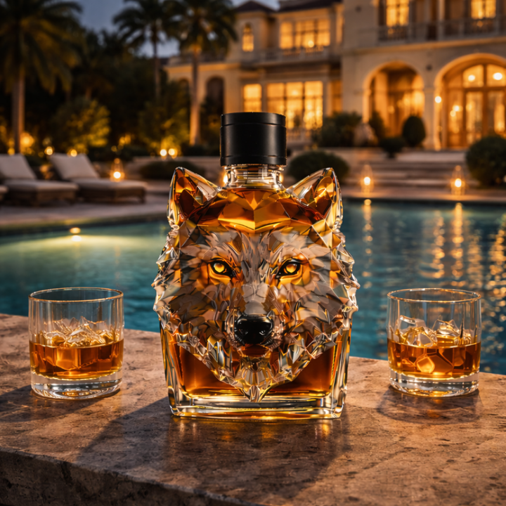 Wolf Edition Whisky Decanter