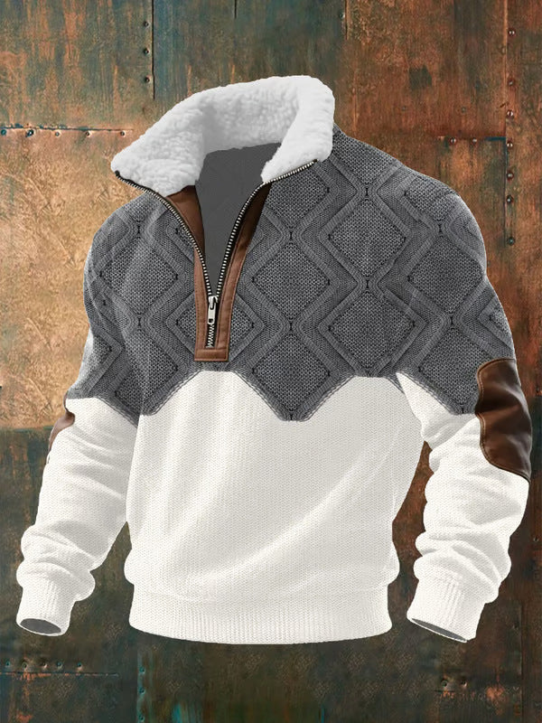 János - Magas nyakú fleece pulóver