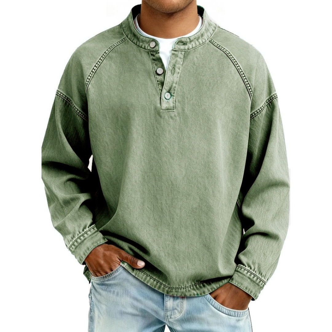 Viktor | Vintage Henley Póló