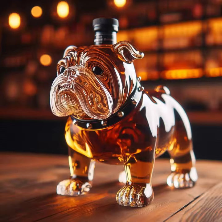 Bulldog Whisky Bottle