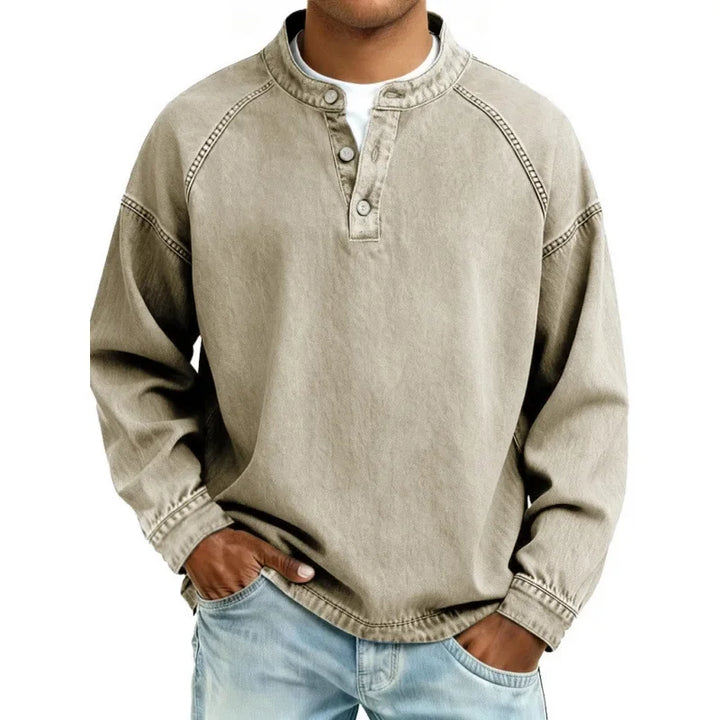 Viktor | Vintage Henley Póló