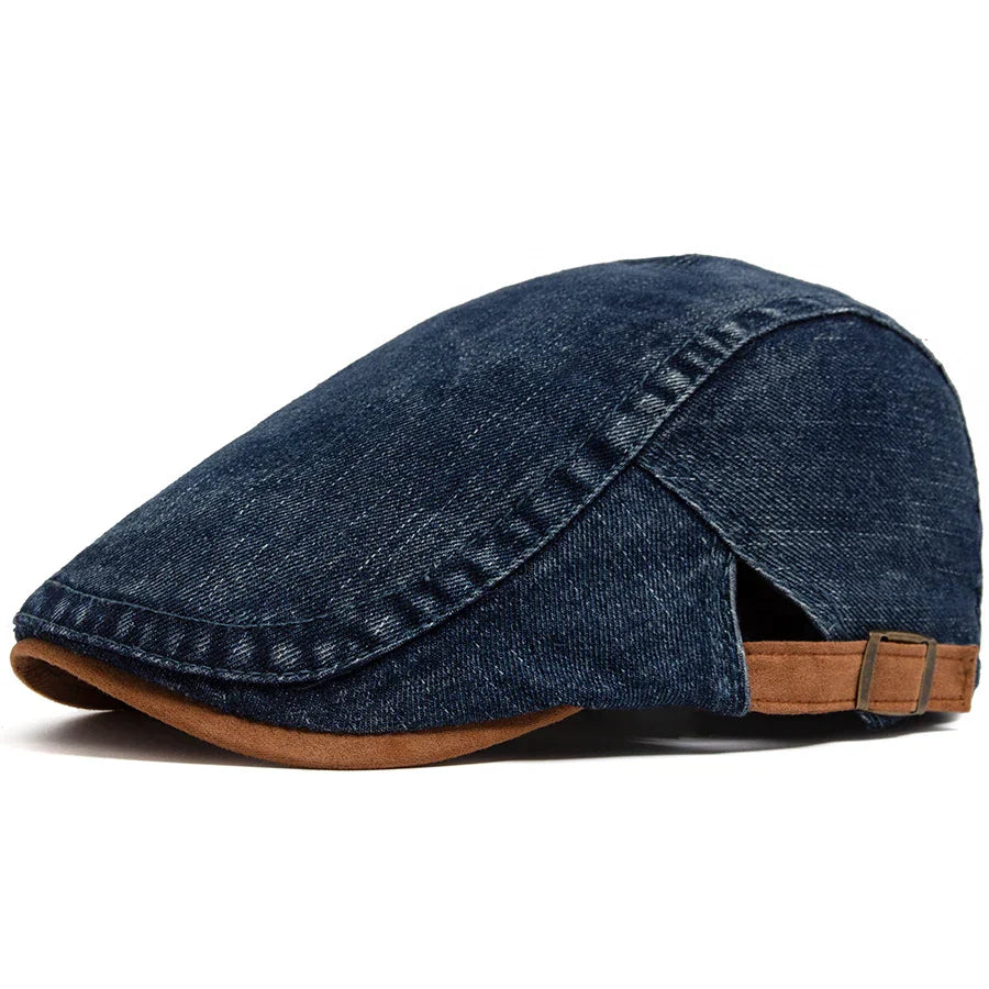 Dávid™ | Prémium Denim Lapos Sapka