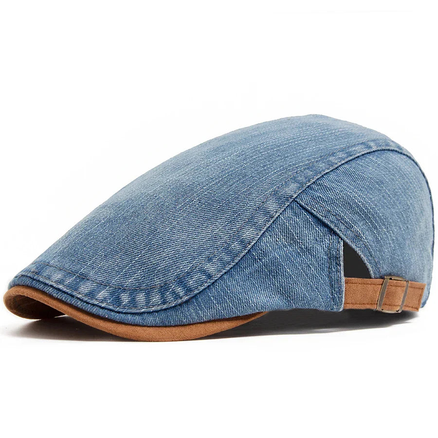 Dávid™ | Prémium Denim Lapos Sapka