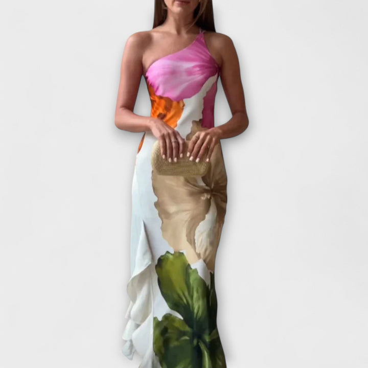 De Saphir - Elegáns Pöttyös Maxi Ruha