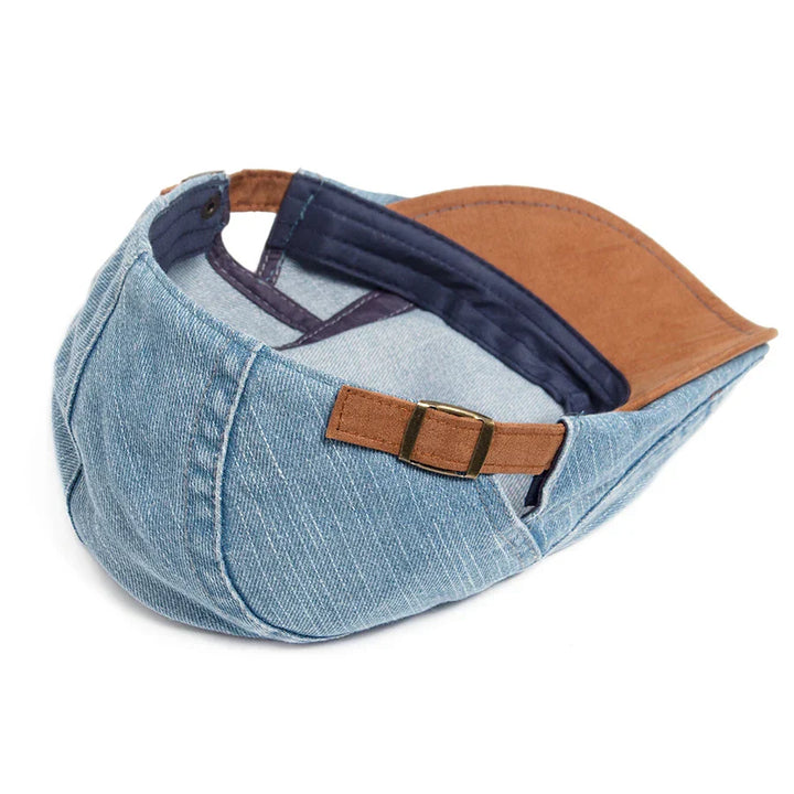 Dávid™ | Prémium Denim Lapos Sapka