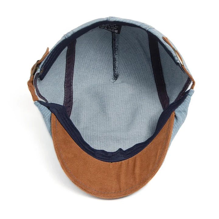 Dávid™ | Prémium Denim Lapos Sapka