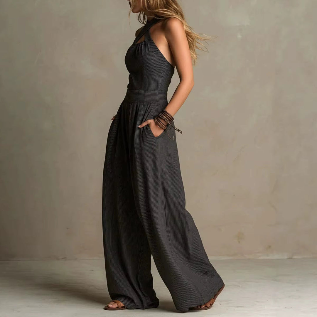 Ariana | Elegáns Keresztezett Nyakú Overall