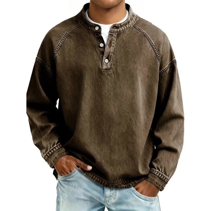 Viktor | Vintage Henley Póló