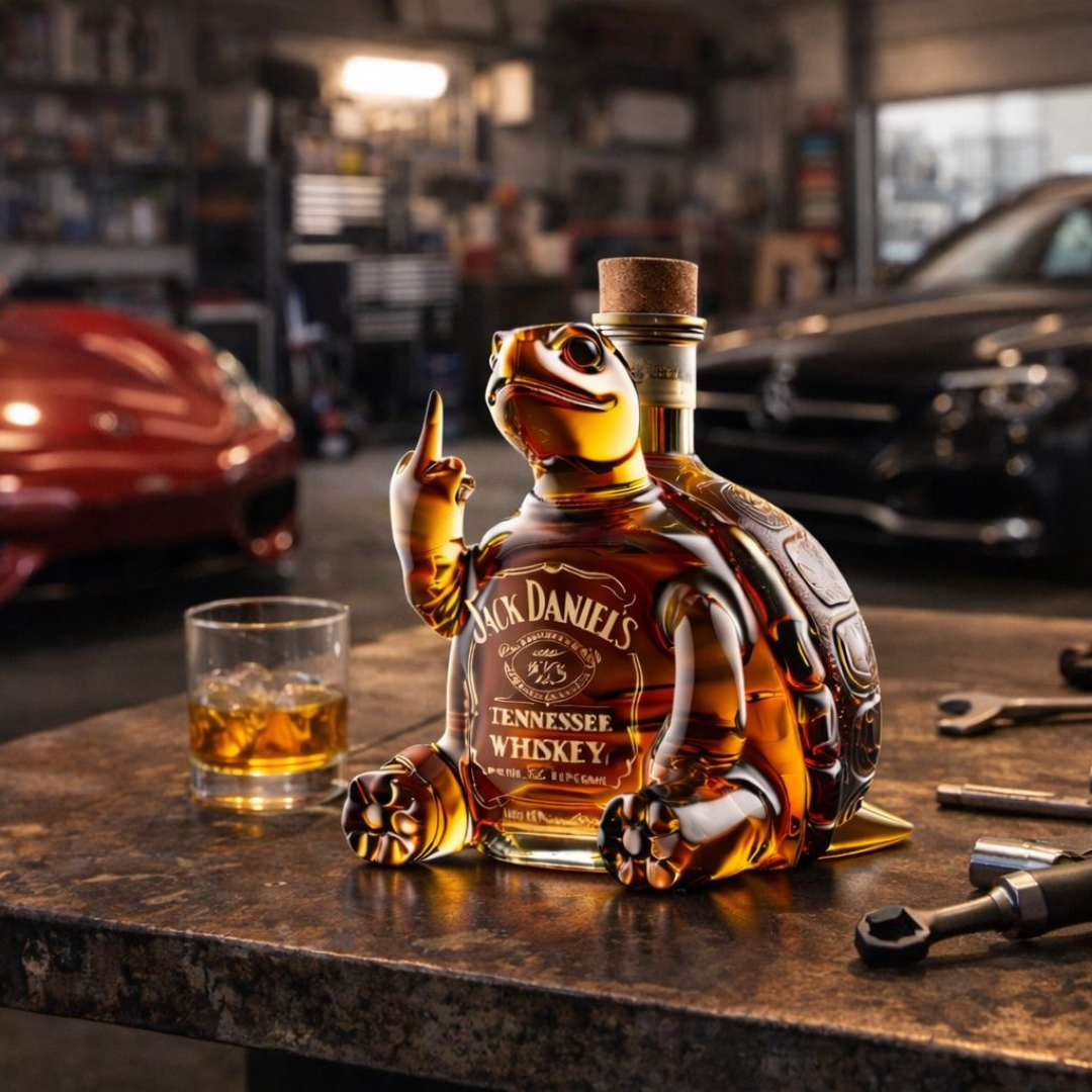 Turtle Edition Whisky Bottle