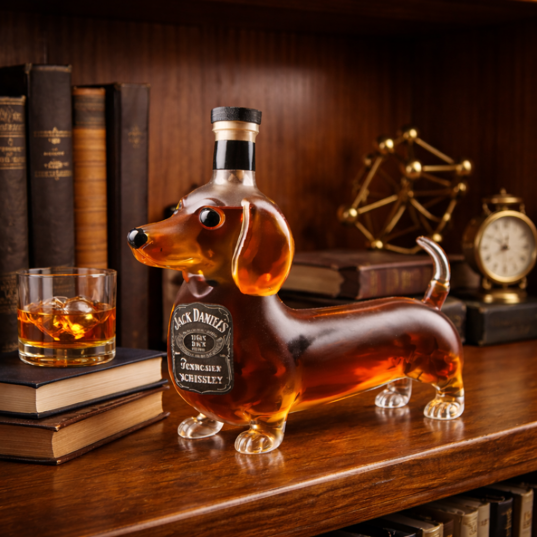 Jack Daniel's Whisky Bottle – Dachshund Edition
