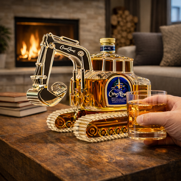 Exkavátor Kiadás Whisky Üveg