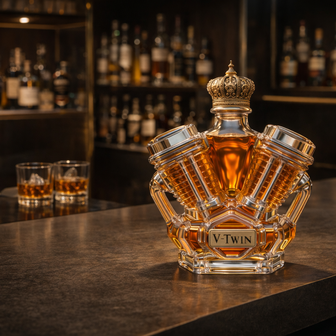 V8 Edition Whisky Bottle