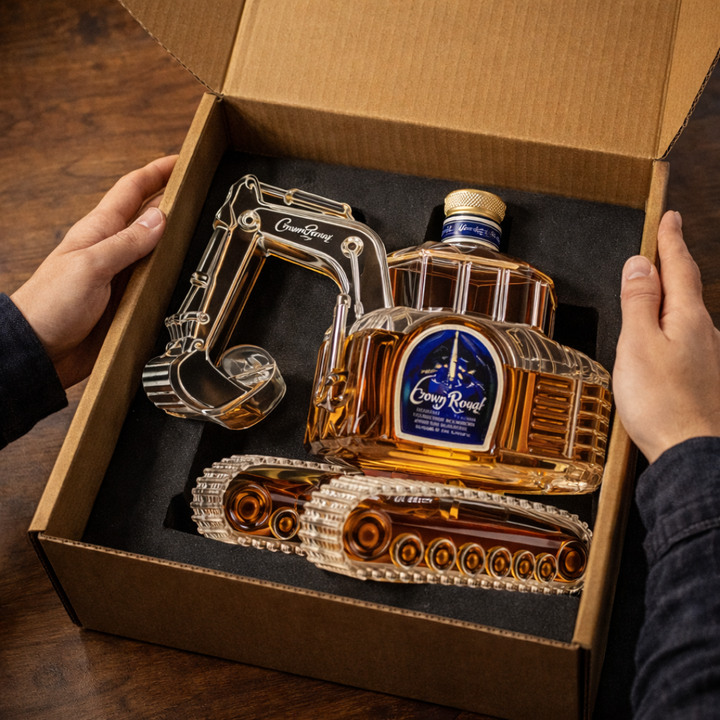 Exkavátor Kiadás Whisky Üveg