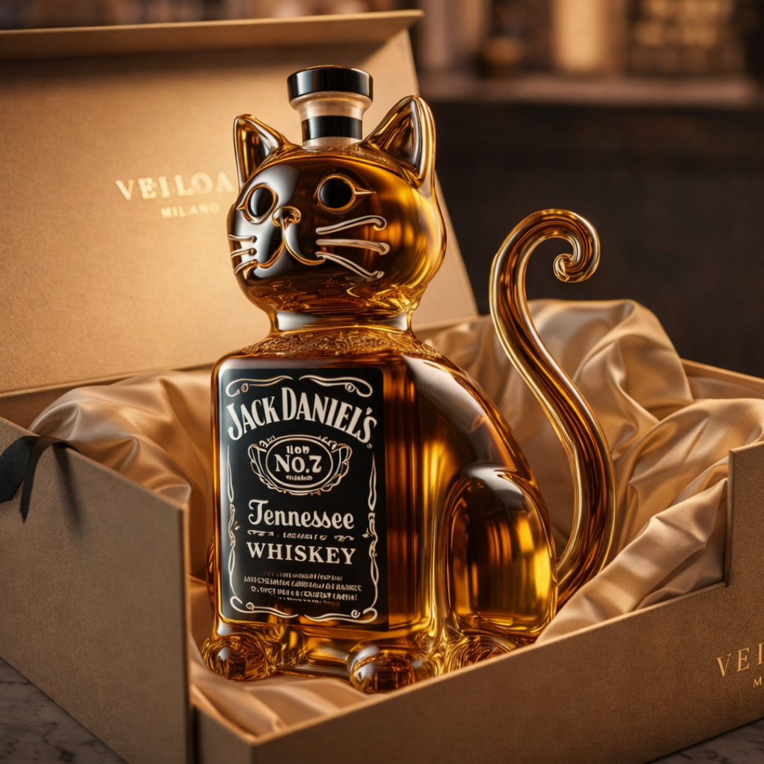 Macska Kiadás Whisky Palackok