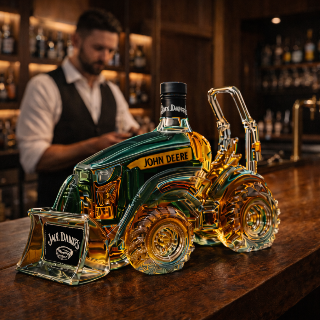 Jack Daniel's Whisky Bottle – Tractor Edition