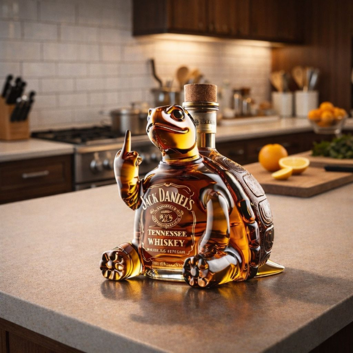 Turtle Edition Whisky Bottle