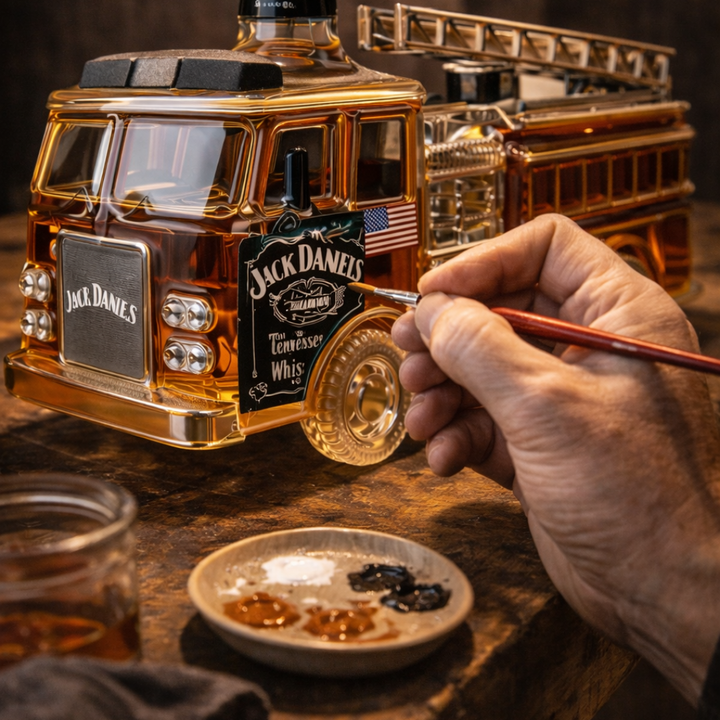 Jack Daniel's Whisky Üveg – Tűzoltó Kiadás