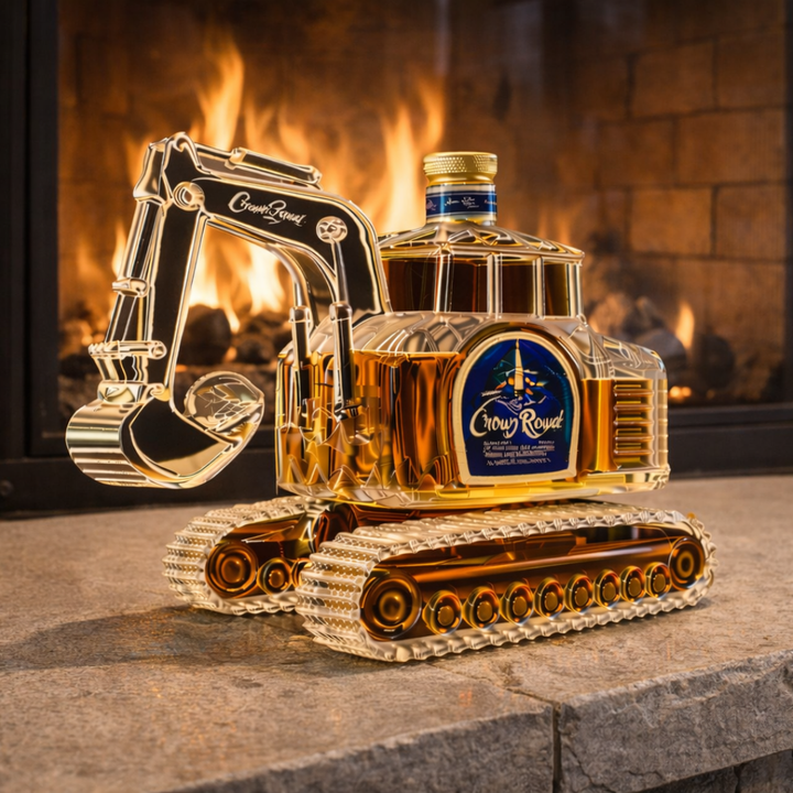 Exkavátor Kiadás Whisky Üveg