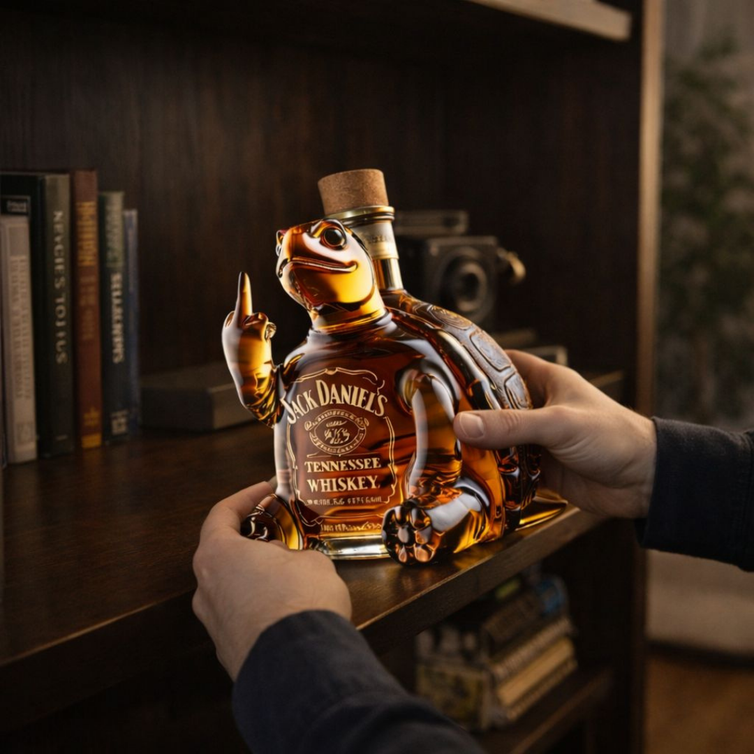 Turtle Edition Whisky Bottle