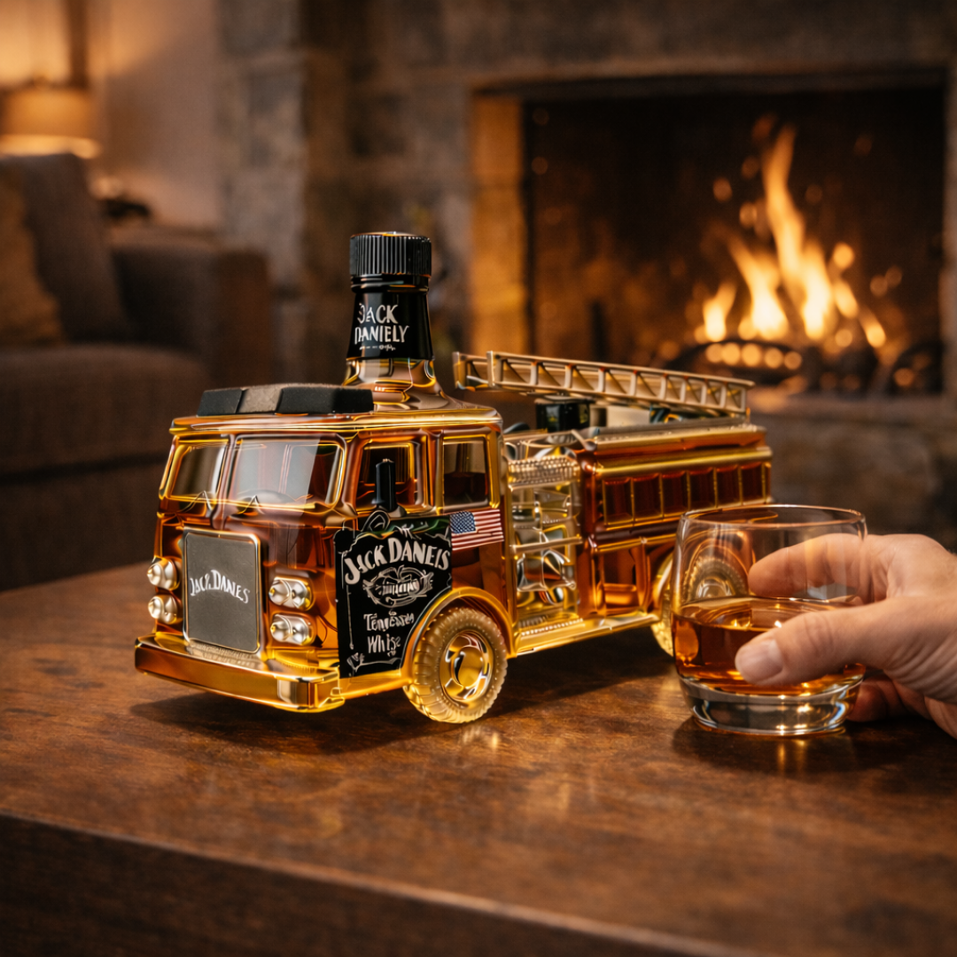 Jack Daniel's Whisky Üveg – Tűzoltó Kiadás