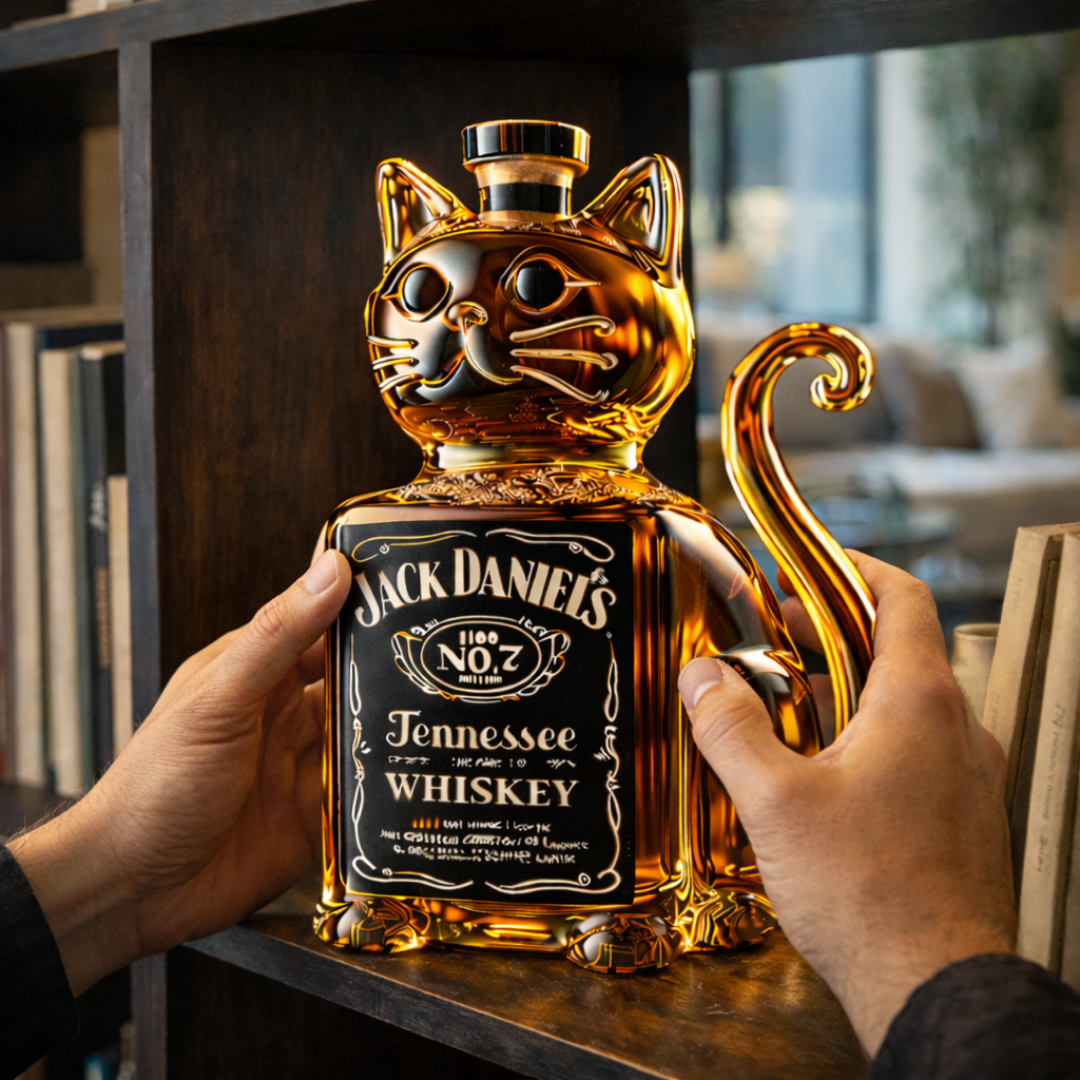 Macska Kiadás Whisky Palackok