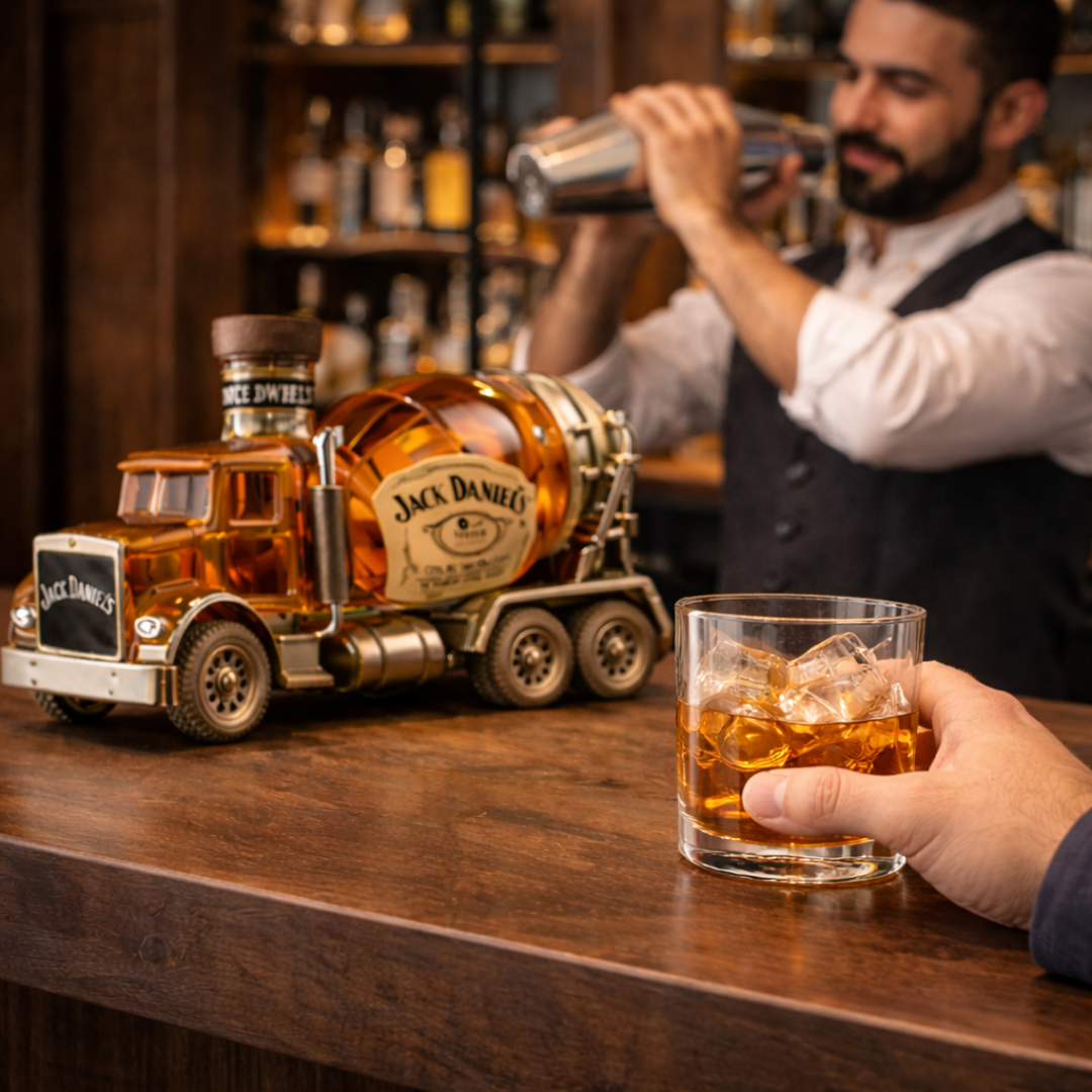 Jack Daniel's Whisky Üveg - Teherautó Limitált Kiadás