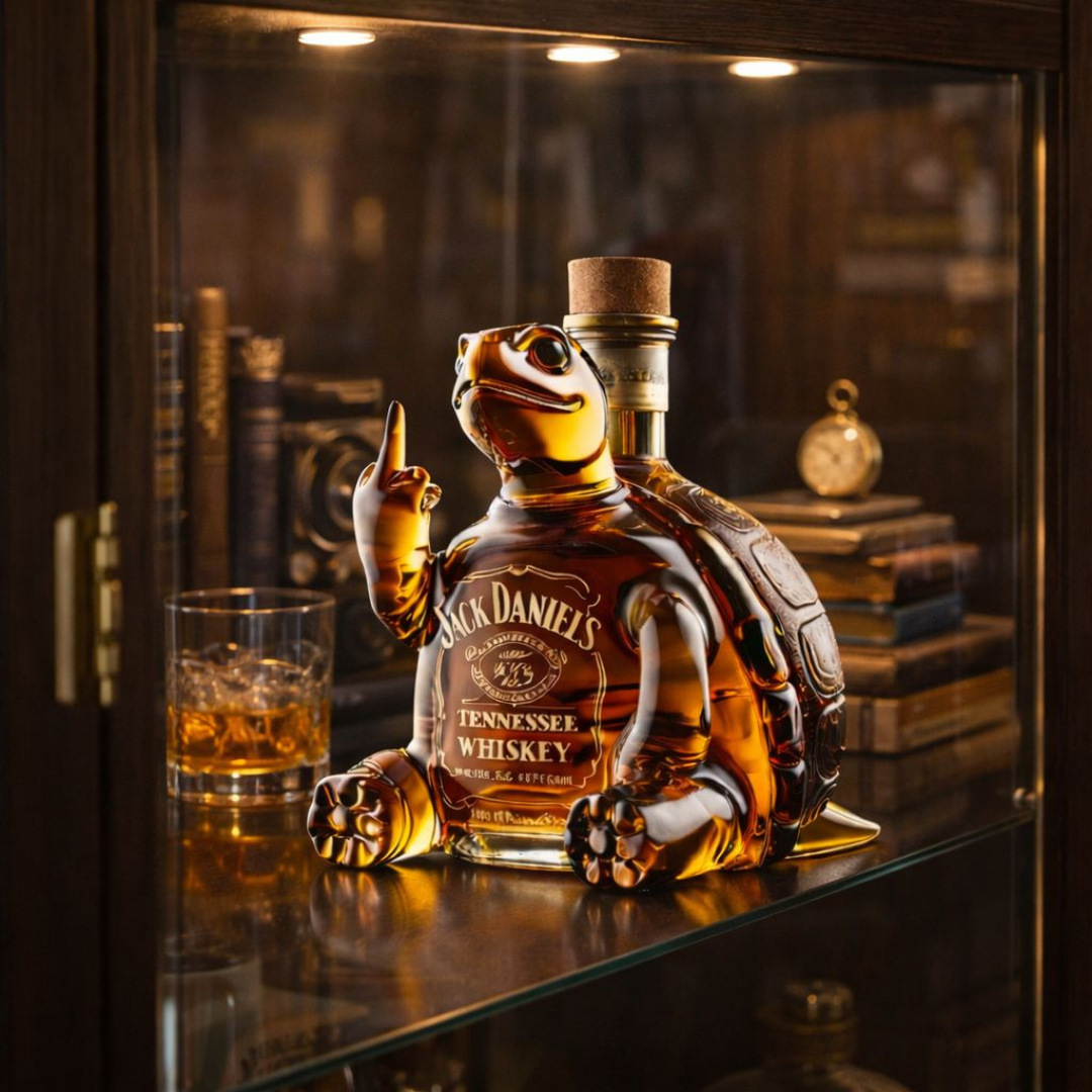 Turtle Edition Whisky Bottle