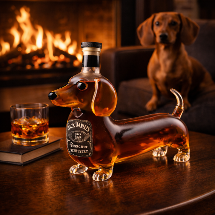 Jack Daniel's Whisky Bottle – Dachshund Edition