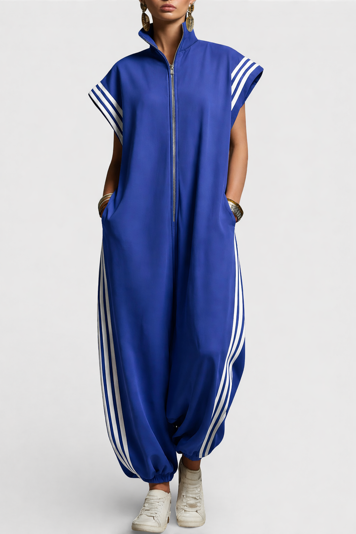 Rózsa | Zip Nyakú Jumpsuit
