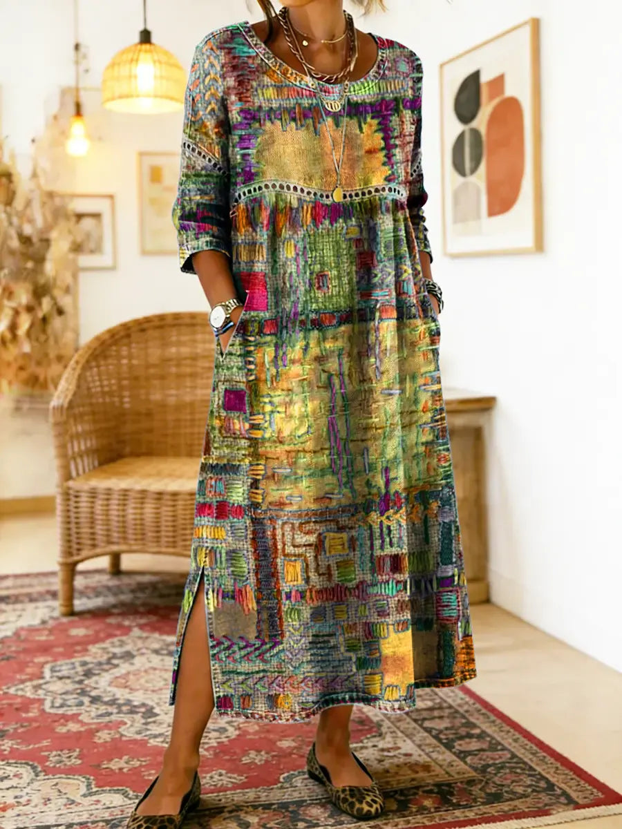 Manuela | Etnikai patchwork farmer ruha