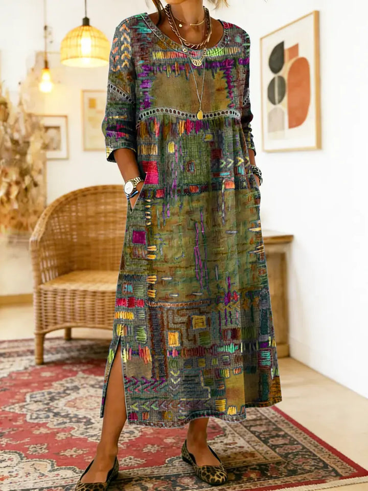 Manuela | Etnikai patchwork farmer ruha