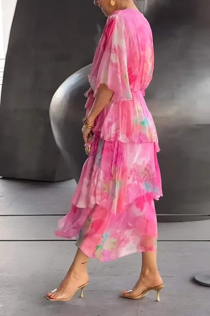 Cassia – Elegáns Chiffon Ruha