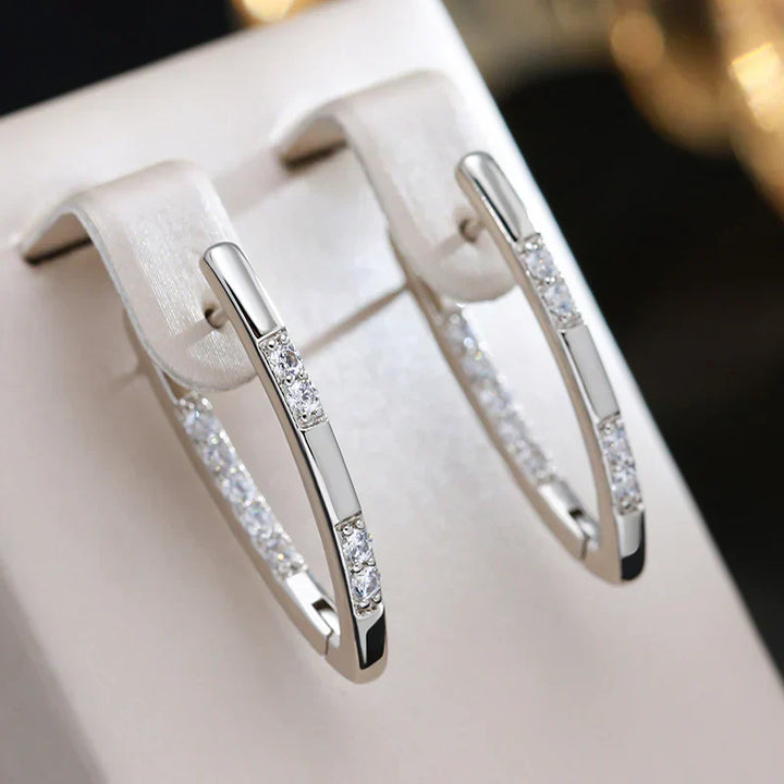 Arany Zirconia Fülbevalók Elegáns Stílusban